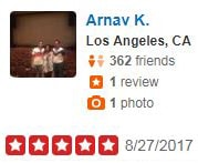 Arnav K review on Dr Caster in yelp