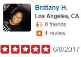 Brittany review on Dr Caster in Yelp